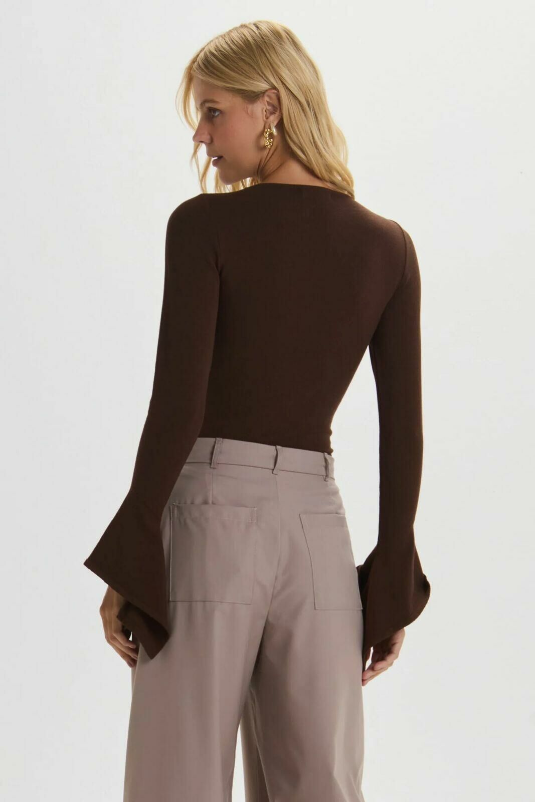 Imagem de Blusa Liah Marrom Le Blog